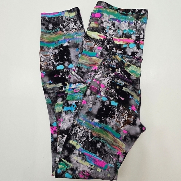 🇨🇦 Lululemon Paint Drift Multi Fast & Free High-Rise Leggings with Pockets - Picture 5 of 16